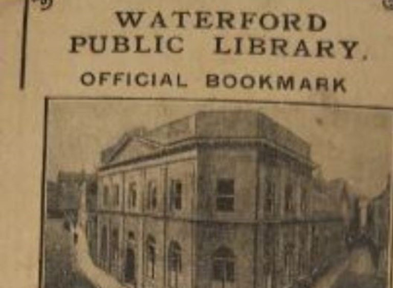 Book Mark Waterford City Library 1910